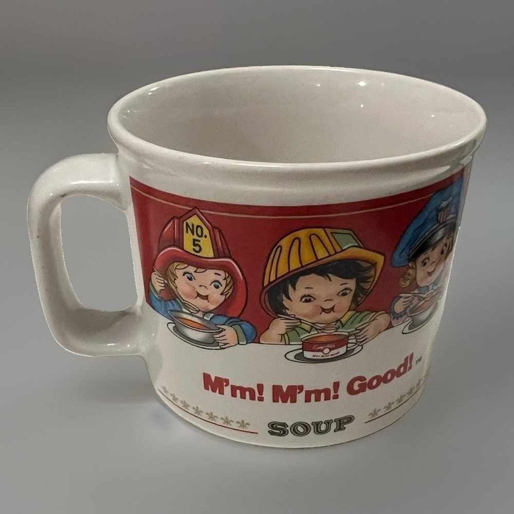 Vintage 1993 Campbell's Soup Mm Mm Good Soup Cup Bowl Coffee Mug M'm! m'm! good!